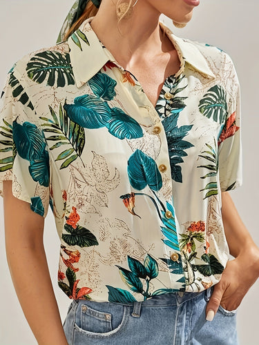 MyWestern Tropical Print Shirt My Western